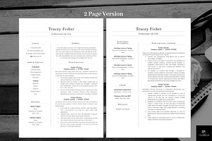 Resume Template Word, Pages, GDocs