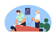 Medical examination & health checkup, a Healthcare Illustration by Good Studio (Thumbnail 15 of 19)