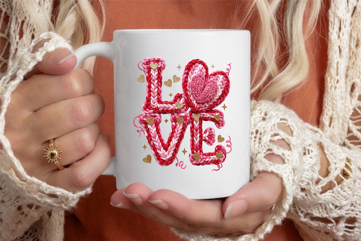 Faux Yarn Valentine Png Valentines, an Illustration by designcity5 (Photo 7 of 9)