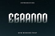 Egrando font, a Serif Font by VectorCraft (Thumbnail 1 of 4)