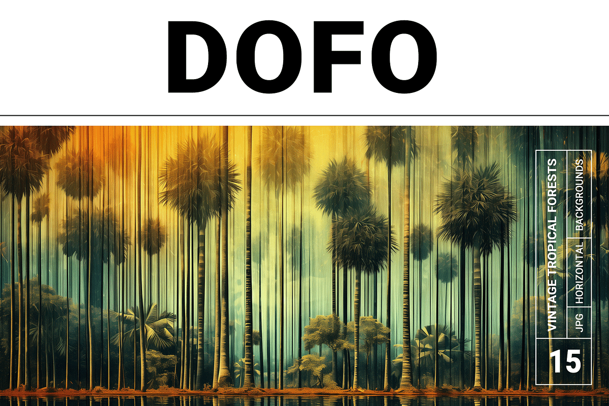 Dofo Co - Vintage Tropical Forests, a Decorative Illustration by milatovar (Photo 1 of 20)