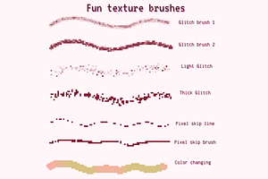 23 Pixel IBox Procreate Brushes