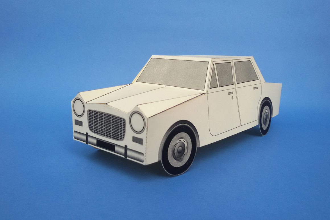 DIY Vintage car - 3d papercrafts, a Templates & Theme by PAPER amaze