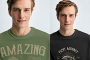 T-Shirt Mockup PSD - Male Model, a Shirt Mockup by Rymden_Fl (Thumbnail 3 of 4)
