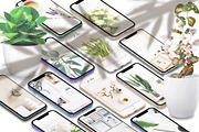 3D iPhone Presentation Mock-Up 06, an iPhone Mockup by Graphicsworld125 (Thumbnail 2 of 9)