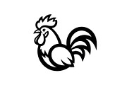 Rooster Chicken Silhouette Bundle, an Illustration by Designs_River (Thumbnail 20 of 51)