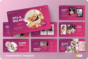 Spa Treatment Google Slide Template, a Presentation Template by GraphauseProject