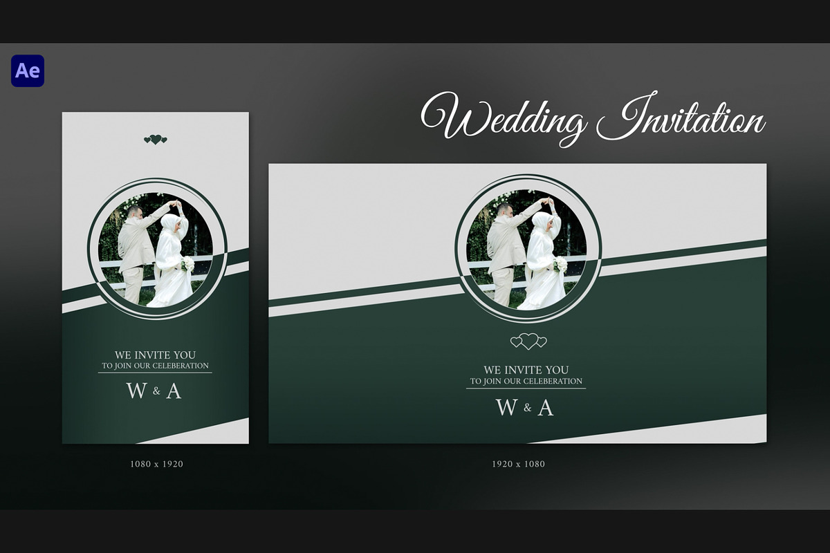 Wedding Invitation V4, a Templates & Theme by Gatamotion (Photo 1 of 4)