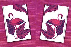 Flamingo Notebook Canva Template