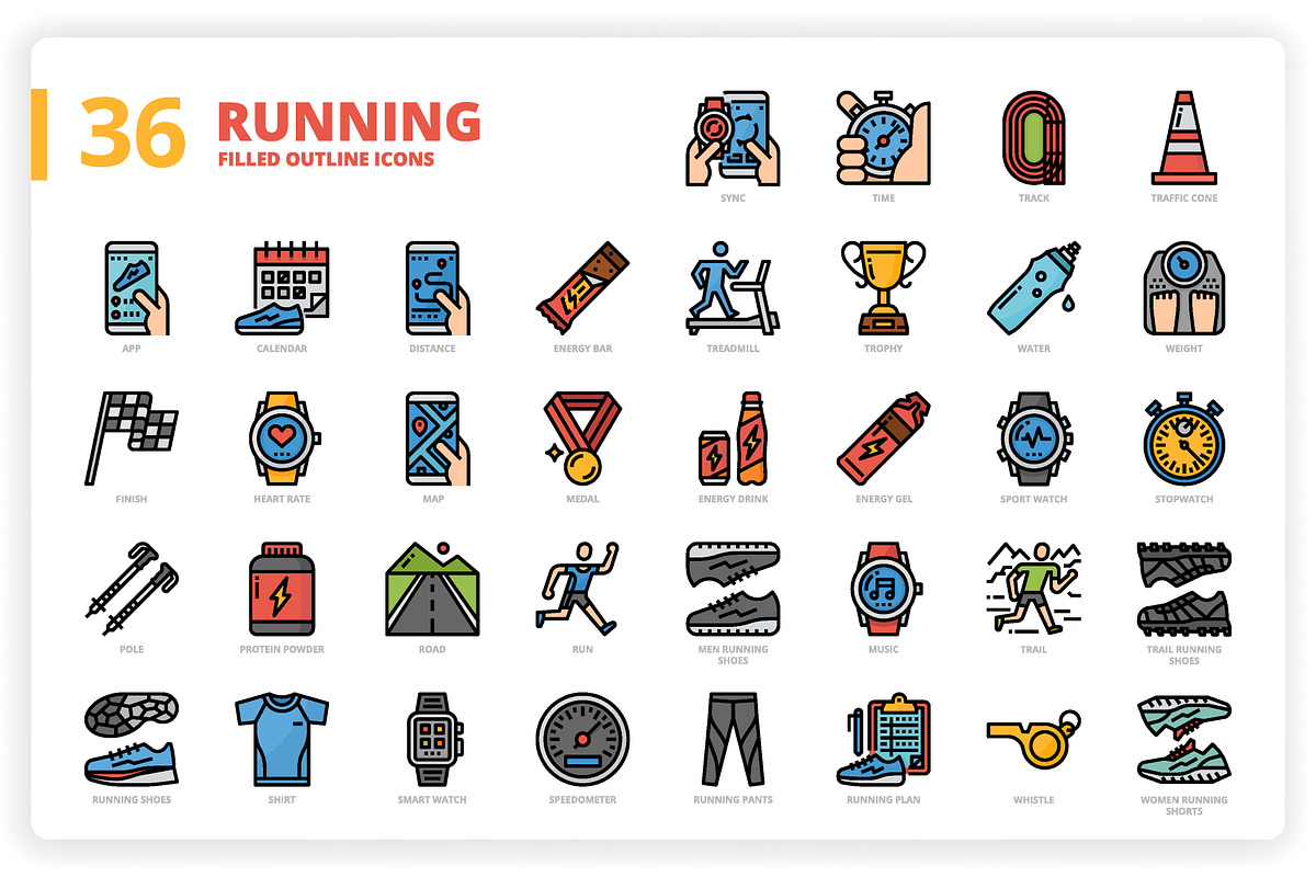 3,600 Icons x3 Styles, an Outline Icon by monkik (Photo 240 of 299)