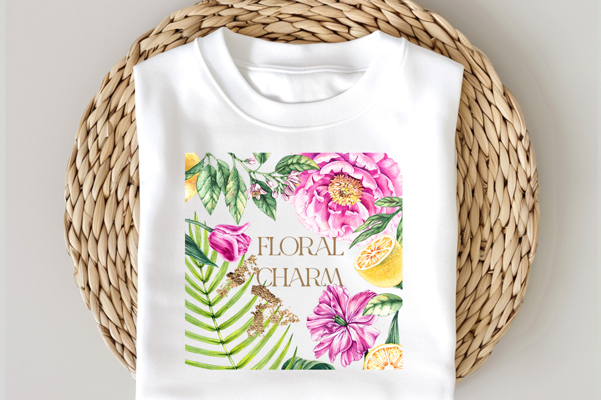 Floral Charm Botanical Watercolor, a Decorative Illustration by SashaKondr (Photo 5 of 16)