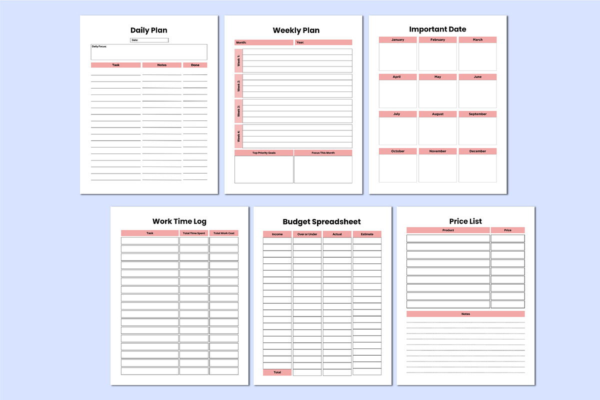 2026 Craft Business Bundle, a Stationery Template by Shumaya (Photo 3 of 5)
