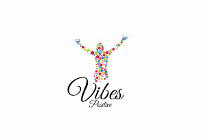 Positive Vibes - Logo Template