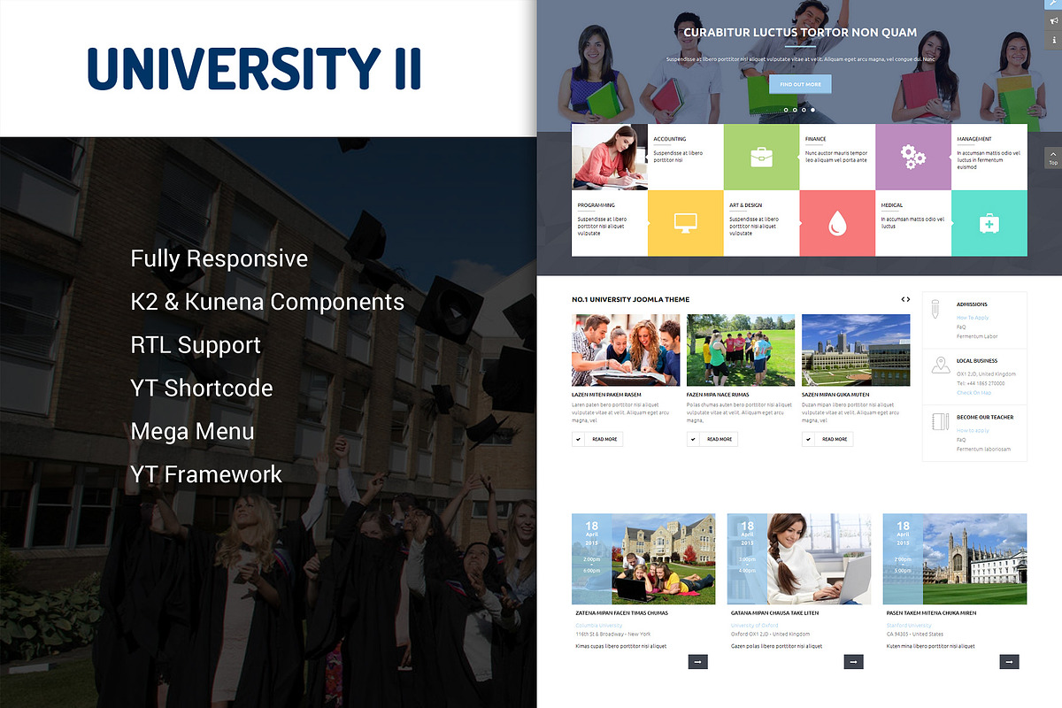 University II - Clean Joomla Theme, a Websites & App Template by SmartAddons