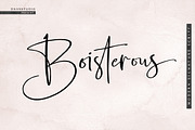 Boisterous Signature, a Script Font by Dhan Studio (Thumbnail 2 of 24)