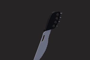 Low Poly Combat Knife V.1