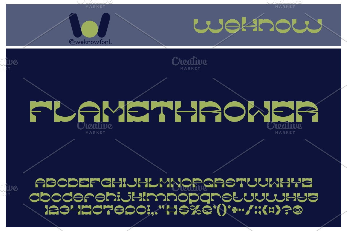 The Machine Gun Font, a Font by weknow (Photo 2 of 5)