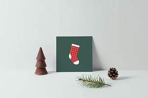 Christmas Card Winter Mockup Bundle