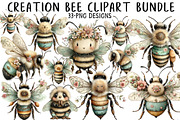 Creation Bee Clipart, an Illustration by Daily.Designs (Thumbnail 1 of 8)
