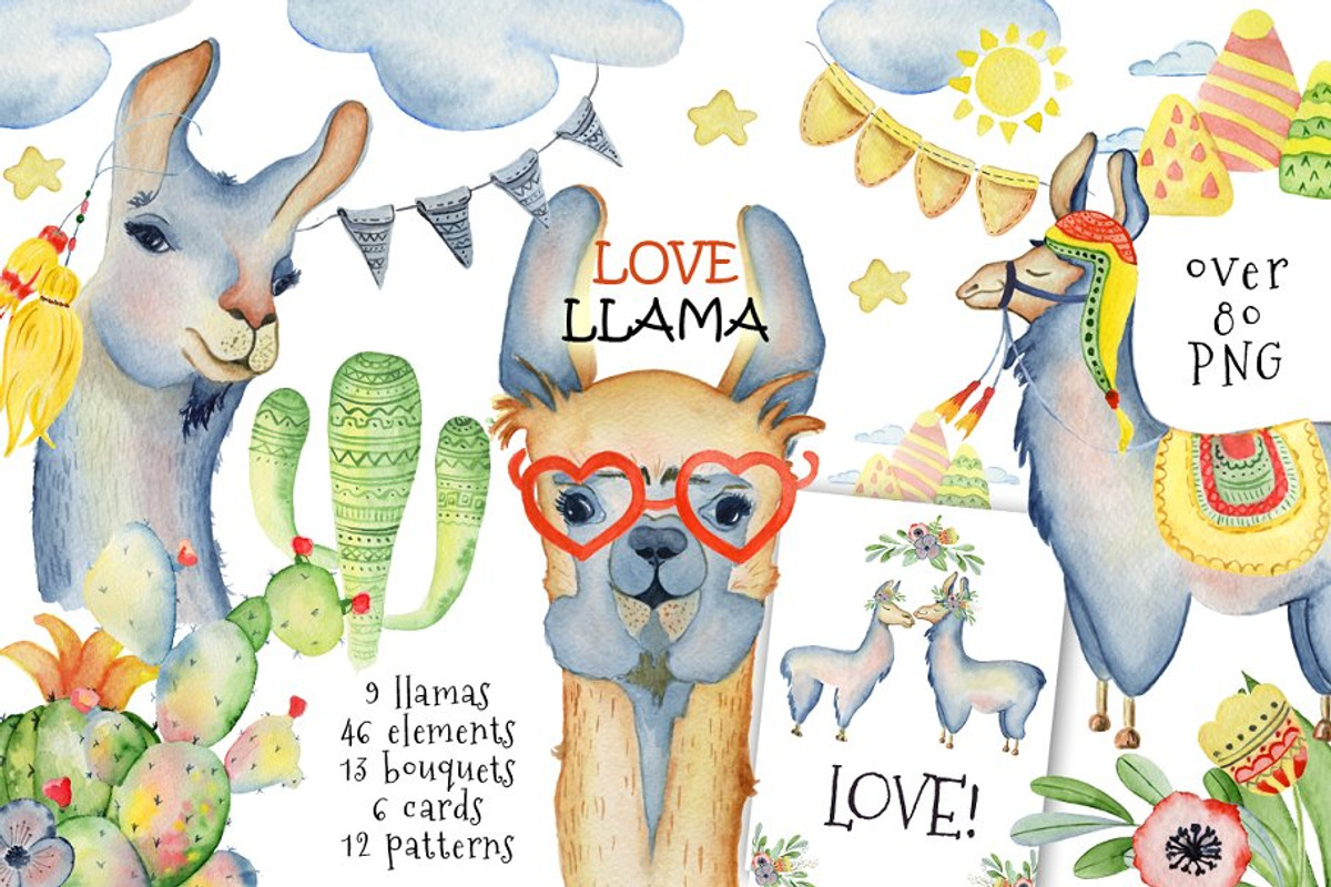 Watercolor animals BUNDLE, an Animal Illustration by Evgeniia
