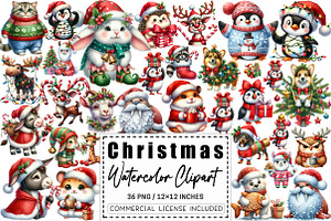 Funny Christmas Animals, a Graphic by CitraGraphics