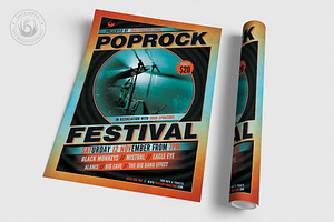 Pop Rock Festival Flyer Template V1