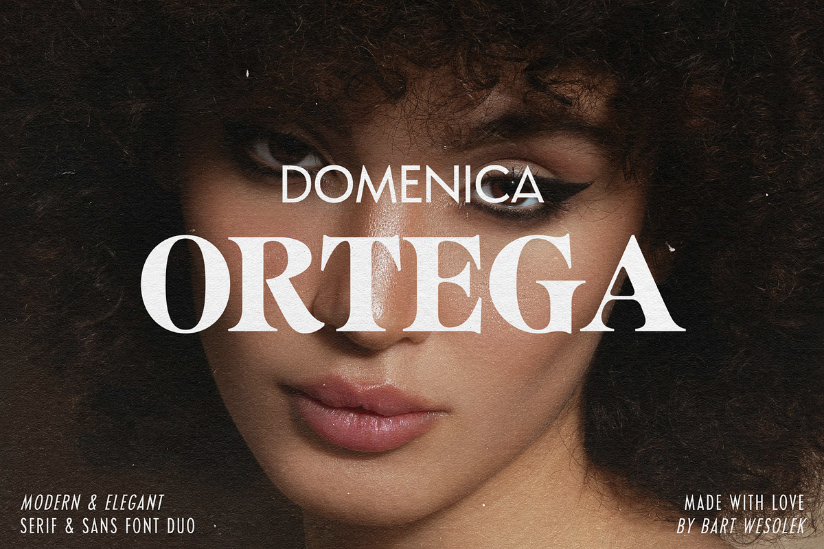Domenica Ortega Font Duo, a Serif Font by Bart Wesolek (Photo 1 of 11)