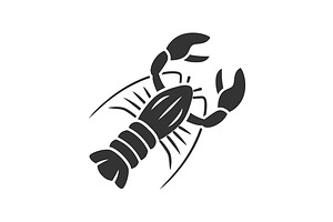 Lobster Glyph Icon