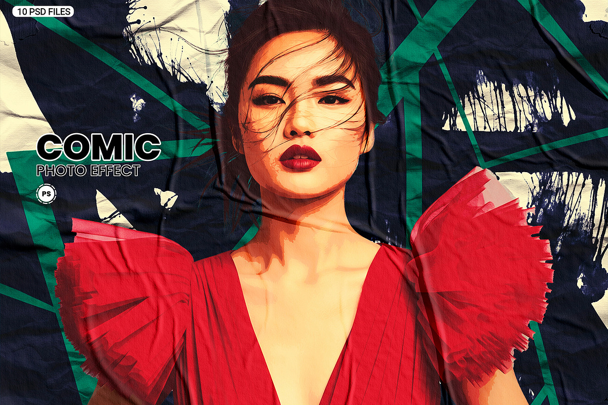 Comic Pop Art Photo Effect Bundle, a Layer Style Add-On by graphypix (Photo 3 of 11)