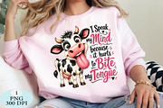 Cute Funny Cow PNG, a Seasonal Illustration by Daily.Designs (Thumbnail 3 of 5)