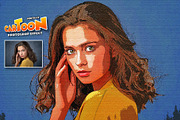 Portrait Cartoon Effect FX, an Action Add-On by U_Design (Thumbnail 7 of 8)