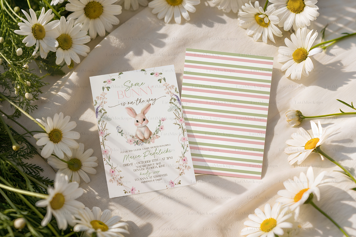 5x7 Double Card Mockup, a Product Mockup by TatiMockup (Photo 4 of 4)