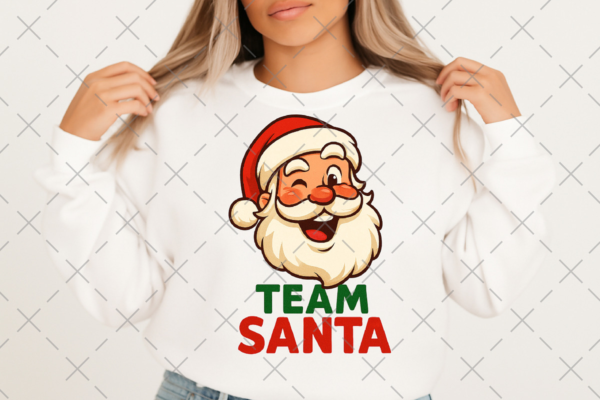Funny Winking Santa Claus, an Illustration by Craft Nest (Photo 4 of 6)
