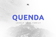 Quenda – Lovely Sans Serif Family, a Sans Serif Font by Marc Lohner (Thumbnail 1 of 6)