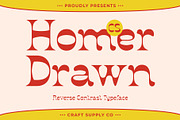 CS Homer Drawn, a Serif Font by Craft Supply Co. (Thumbnail 1 of 8)