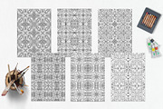 Patterns for coloring PDF,JPG vol-08, a Brochure Template by dnapslvsk (Thumbnail 6 of 6)