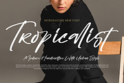 Tropicalist, a Handwritten Font by operatype.co (Thumbnail 1 of 15)