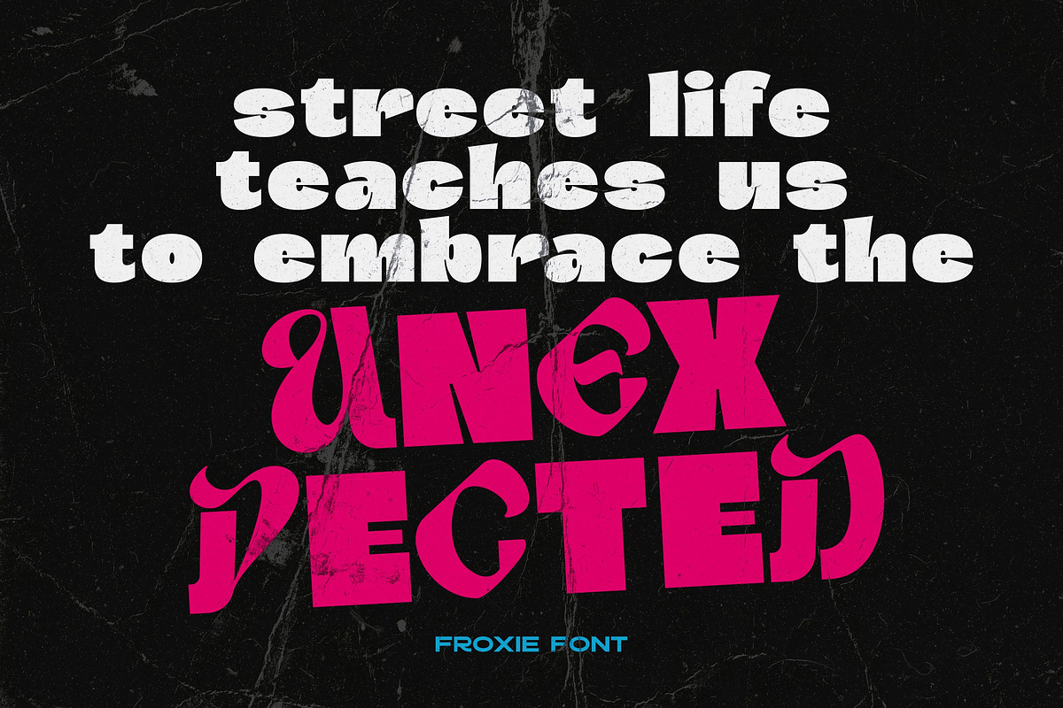 Froxie - Hybrid Font, a Sans Serif Font by ErgibiStudio (Photo 2 of 10)