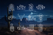 Western Line Art Illustrations, an Illustration by cd-design.co (Thumbnail 5 of 7)
