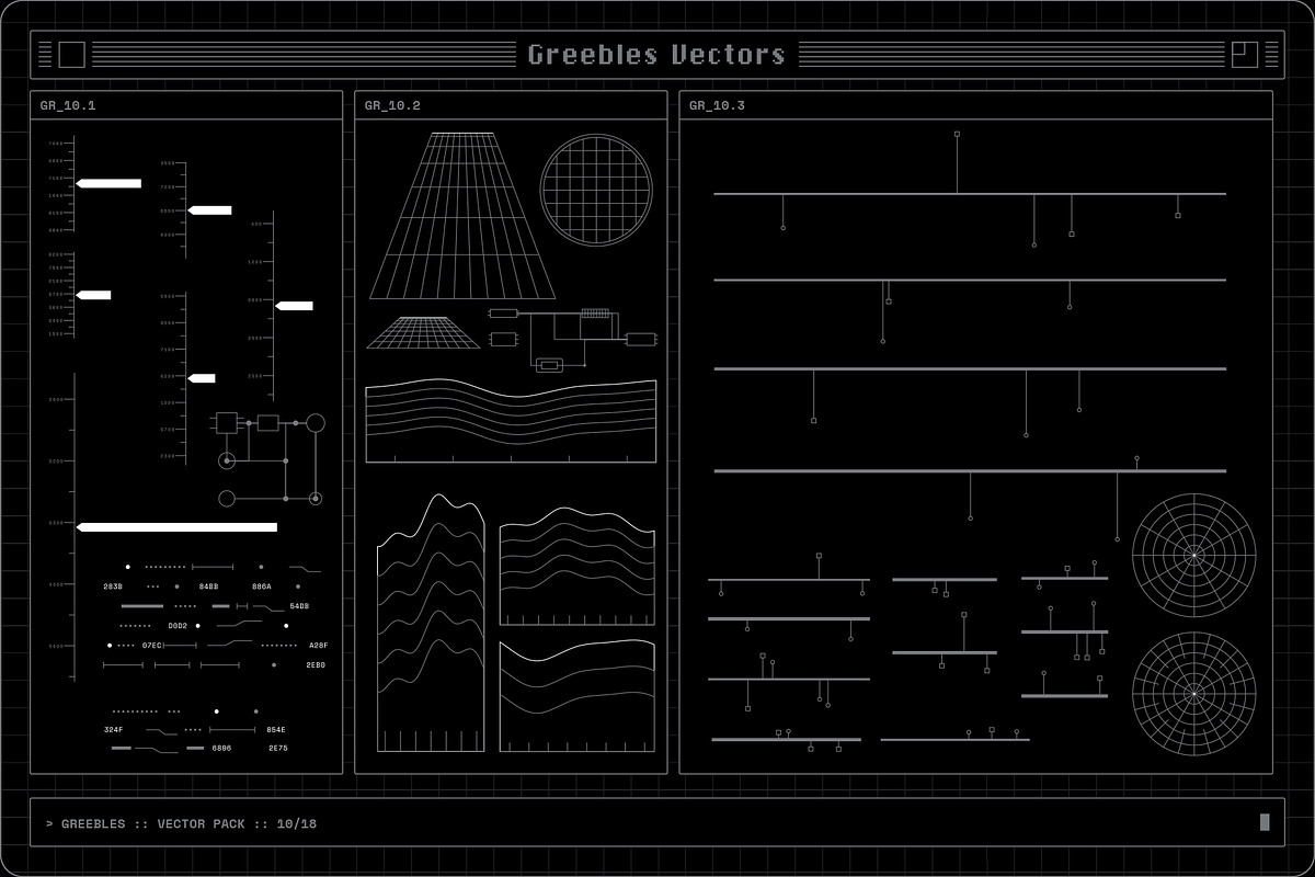 Greebles Vector Pack, an Object Graphic by MiksKS (Photo 16 of 24)