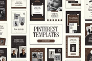 Canva Pinterest Pins Templates, a Marketing Template by Branding Babe Co. (Thumbnail 1 of 6)