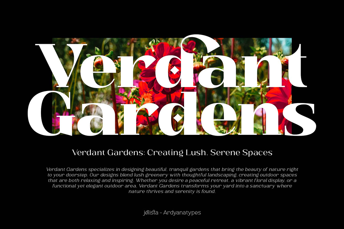 Jelista, a Serif Font by Ardyanatypes (Photo 3 of 12)