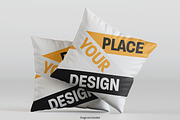 Square pillow mockup bundles, a Merchandise Mockup by Ambo Ampeng (Thumbnail 15 of 32)