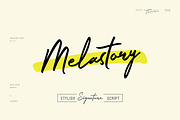 Melastory - modern signature font, a Script Font by Panatype™ Studio (Thumbnail 1 of 9)