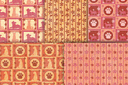 Cats and Dogs Floral Pet Patterns, a Pattern Graphic by VizualStorm (Thumbnail 3 of 3)