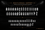 Ironclad - Gothic Sports DisplayFont, a Blackletter Font by overlaytemplates (Thumbnail 5 of 5)