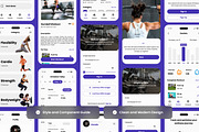 Zenna - Gym & Fitness Tracker App, an App Template by twinstd (Thumbnail 3 of 5)