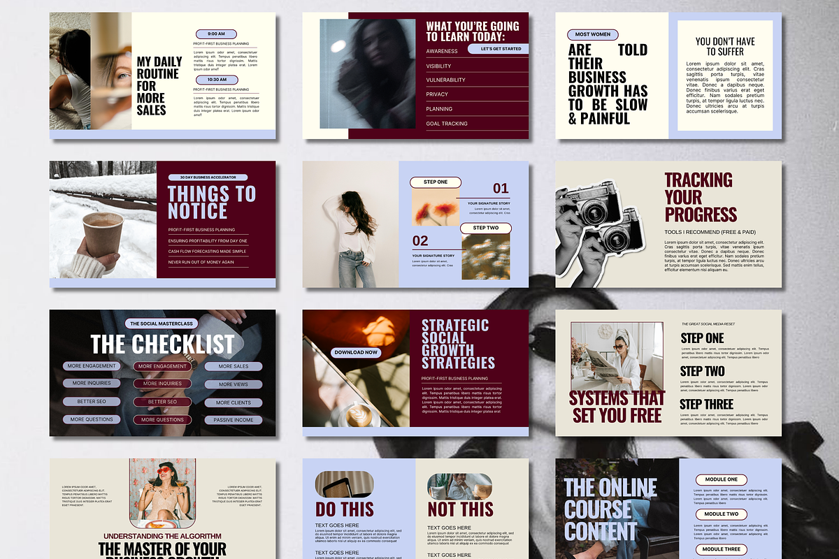 Bold Luxe Editorial Modern Canva, a Presentation Template by Solana Creative Co. (Photo 7 of 13)