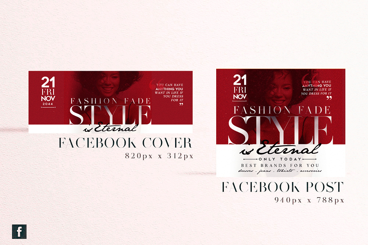 Style Is Eternal - Social Media Pack, a Social Media Template by Touringxx Creative Studio (Photo 5 of 8)