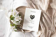 Opal - Wedding Invitation Suite, an Invitation Template by CinderHeart Designs (Thumbnail 1 of 9)